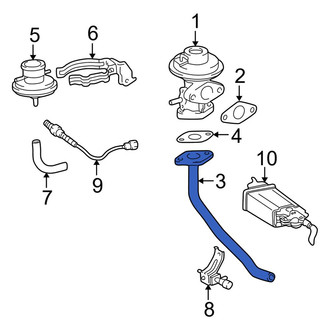 Toyota OE - Exhaust Gas Recirculation (EGR) Tube