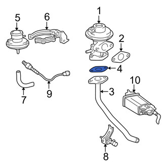 Toyota OE - Exhaust Gas Recirculation (EGR) Tube Gasket