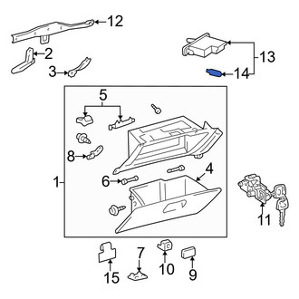Toyota OE - Glove Box Light Bulb