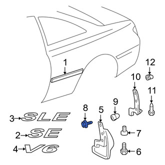 Toyota OE - Mud Flap Screw