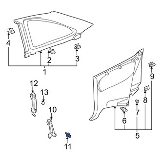 Toyota OE - Grille Reinforcement Clip