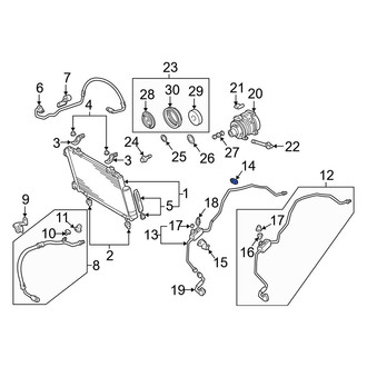 Toyota OE - A/C Condenser Clip