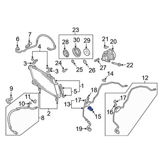 Toyota OE - A/C Condenser Clip