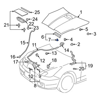 Toyota OE - Hood Seal Clip