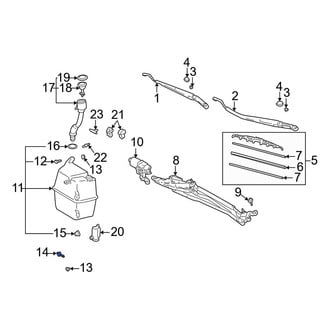 Toyota OE - Radiator Support Splash Shield Bolt