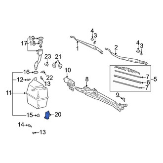 Toyota OE - Windshield Washer Pump