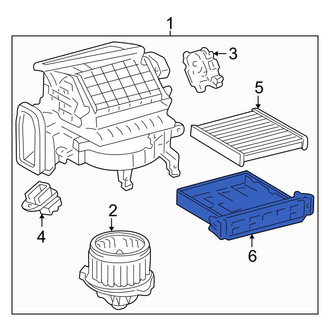 Toyota OE - Cabin Air Filter Case