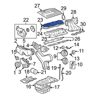 Toyota OE - Right Engine Valve Cover