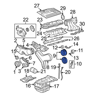 Toyota OE - Engine Timing Camshaft Sprocket