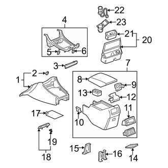 Toyota OE - Console Clip
