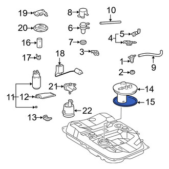 Toyota OE - Fuel Pump Tank Seal