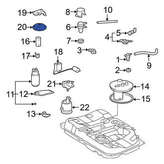 Toyota OE - Outer Fuel Tank Lock Ring