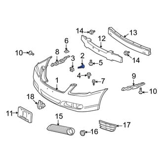 Toyota OE - Bumper Cover Retainer