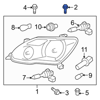 Toyota OE - Bumper Cover Screw