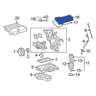 Toyota OE - Right Engine Valve Cover