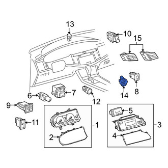Toyota OE - Cabin Air Temperature Sensor