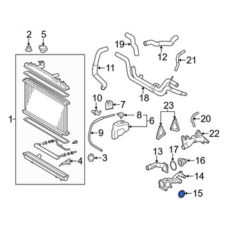 Toyota OE - Engine Coolant Thermostat Housing Gasket