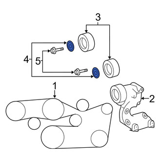 Toyota OE - Accessory Drive Belt Idler Pulley Washer