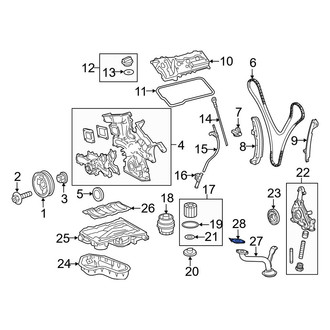 Toyota OE - Engine Oil Pump Pickup Tube Gasket