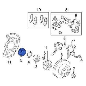 Toyota OE - Front Wheel Bearing Dust Cap