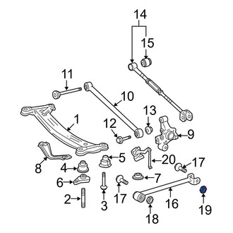 Toyota OE - Suspension Trailing Arm Nut