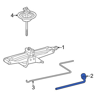 Toyota OE - Rear Wheel Lug Wrench