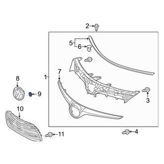 Toyota OE - Grille Emblem Nut