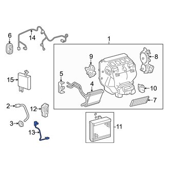 Toyota OE - A/C Evaporator Temperature Sensor