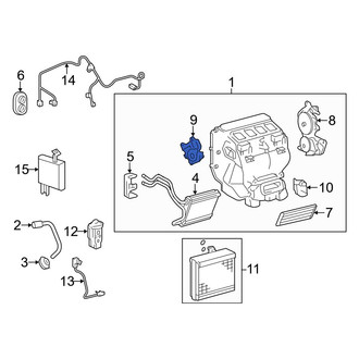 Toyota OE - HVAC Blend Door Actuator