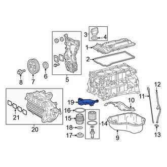 Toyota OE - Engine Oil Pump Pickup Tube and Screen