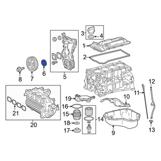 Toyota OE - Rear Engine Crankshaft Seal