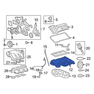 Toyota OE - Upper Engine Oil Pan