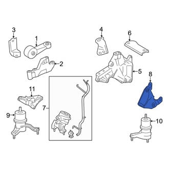 Toyota OE - Right Engine Mount Bracket