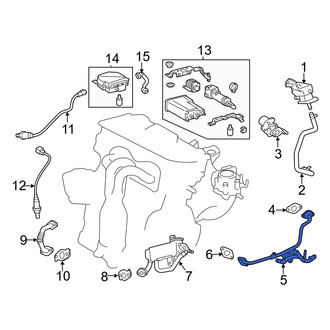 Toyota OE - Exhaust Gas Recirculation (EGR) Tube