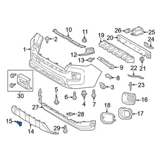 Toyota OE - Spoiler Clip