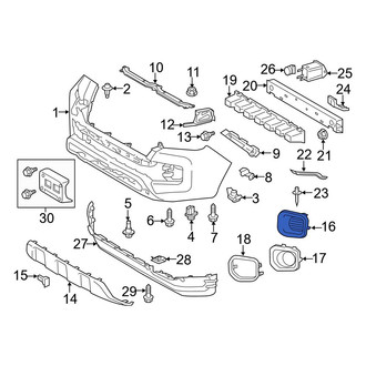 Toyota OE - Front Left Jack Plug Cover