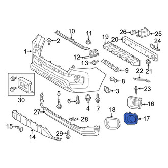 Toyota OE - Front Left Fog Light Trim