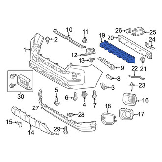 Toyota OE - Front Bumper Impact Absorber