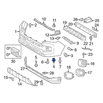 Toyota OE - Bumper Cover Retainer