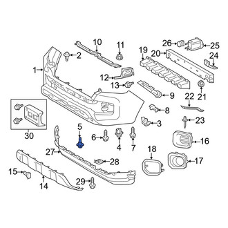 Toyota OE - Rear Lower Bumper Cover Bolt