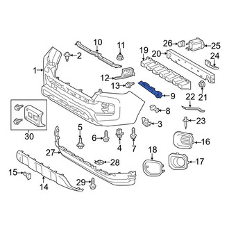 Toyota OE - Front Left Lower Bumper Guide