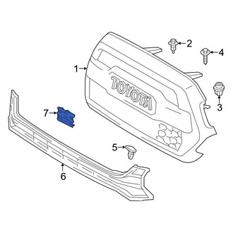Toyota OE - Front Grille Molding