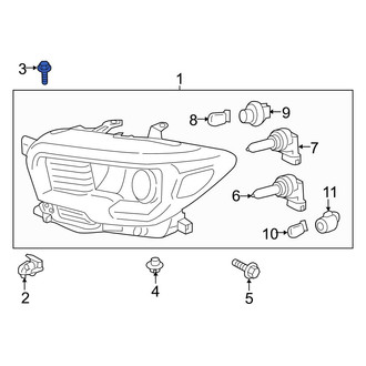 Toyota OE - Bumper Cover Retainer
