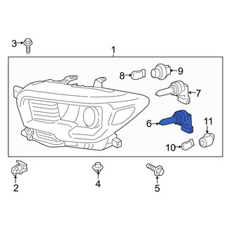 Toyota OE - Front Headlight Bulb