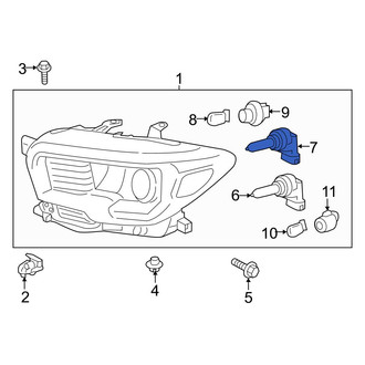 Toyota OE - Front Headlight Bulb