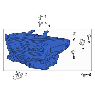 Toyota OE - Front Right Headlight Assembly
