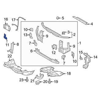 Toyota OE - Front Right Radiator Support Panel Reinforcement