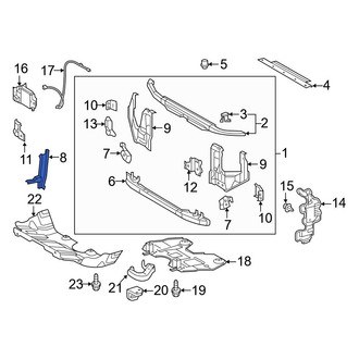 Toyota OE - Front Hood Latch Support