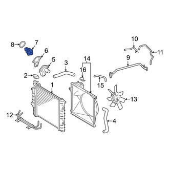 Toyota OE - Engine Coolant Thermostat