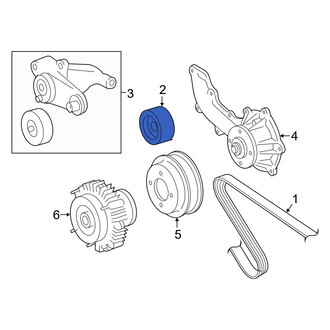Toyota OE - Accessory Drive Belt Idler Pulley